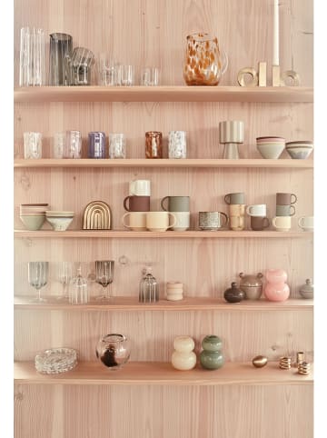 OYOY living design Kieliszki (2 szt.) "Mizu" w kolorze szarym do wina - 350 ml