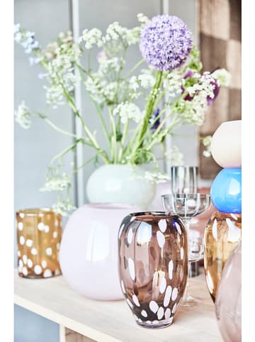 OYOY living design Wazon "Jali" w kolorze brązowym - wys. 23 x Ø 14 cm