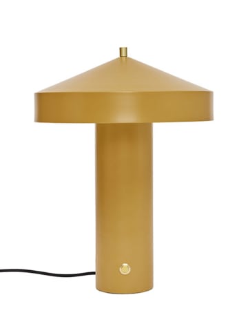 OYOY living design Tischlampe "Hatto" in Gold - (H)30 cm x Ø 41 cm