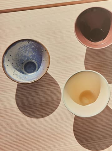 OYOY living design 3er-Set: Schalen ''Yuka'' in Blau/ Beige/ Braun Bowl - (H)5,5 x Ø 11 cm