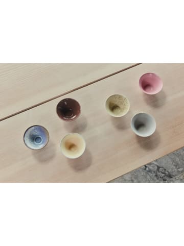 OYOY living design Miski (3 szt.) w kolorze niebiesko-beżowo-brązowym - wys. 5,5 x Ø 11 cm