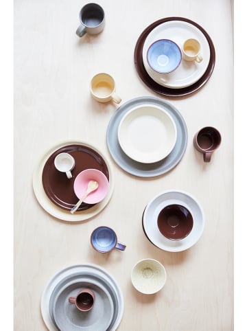 OYOY 2-delige set: dessertborden "Yuka" grijs - Ø 22 cm