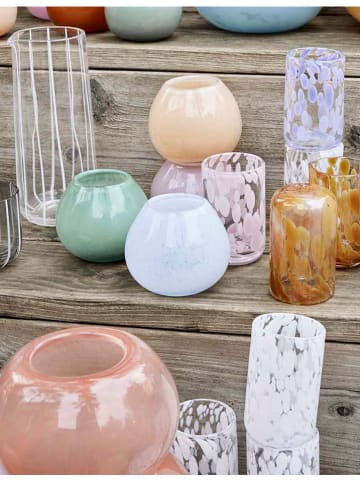 OYOY living design Wazon "Kojo Hurricane" w kolorze jasnoróżowym - wys. 9 x Ø 11 cm