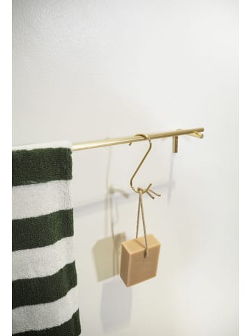 OYOY Handdoekhouder "Pieni" goudkleurig - (L)76 cm