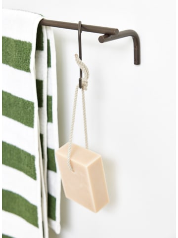 OYOY Handdoekhouder "Pieni" zwart - (H)74 cm