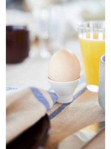 OYOY living design 2er-Set: Eierbecher "Yuka" in Weiß - (H)4 x Ø5 cm