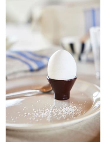 OYOY living design 2-delige eierdoppenset "Yuka" bruin - (H)4 x Ø5 cm