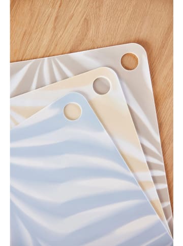 OYOY living design 2-delige set: placemats "Zebura" geel - (B)45 x (H)34 cm