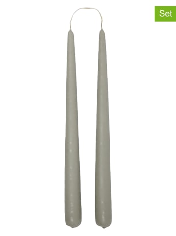 OYOY living design 2er-Set: Kerzen "Fukai" in Grau