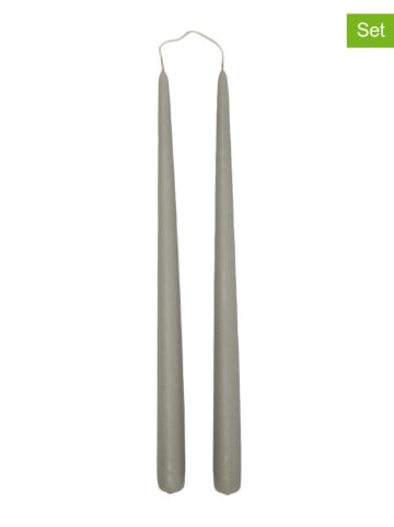 OYOY living design 2er-Set: Kerzen in Grau