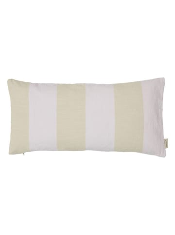 OYOY living design Kissenhülle "Kara" in Lila/ Creme - (L)30 x (B)60 cm