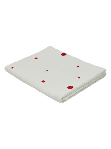 OYOY living design Tafellaken "Nori" wit/rood - (L)260 x (B)140 cm