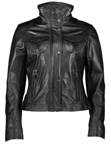 Buffalo Skórzana kurtka w kolorze czarnym