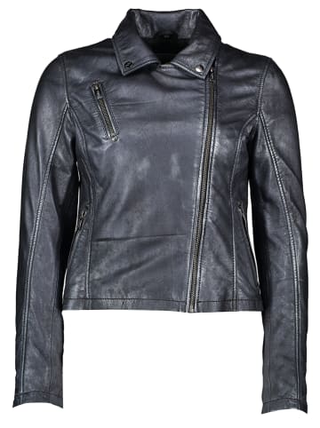 Buffalo Leren jas blauw