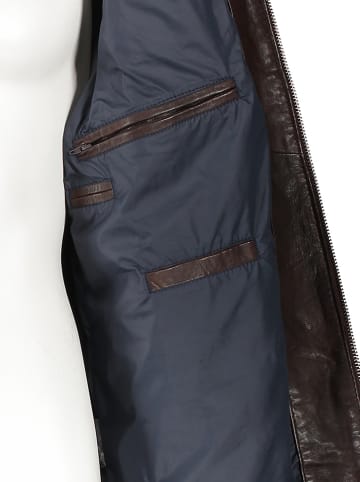 Bugatti Lederjacke in Dunkelbraun