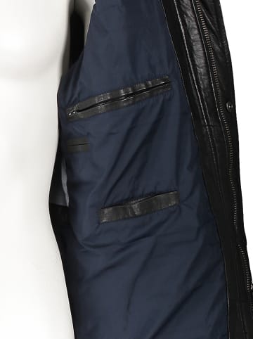 Bugatti Leren jas zwart