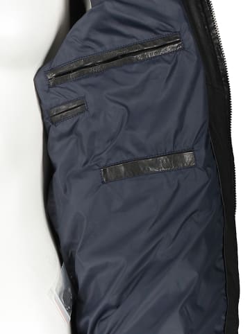 Bugatti Leren jas zwart