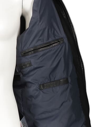 Bugatti Leren jas zwart