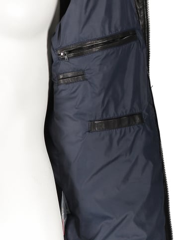 Bugatti Leren jas zwart