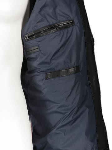 Bugatti Leren jas zwart