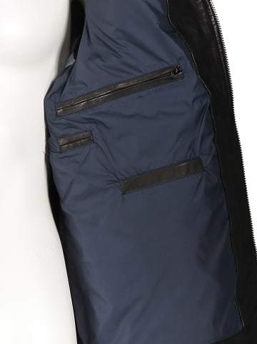 Bugatti Leren jas zwart