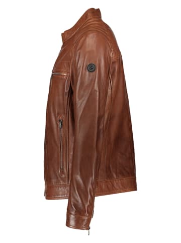 Bugatti Leren jas cognackleurig