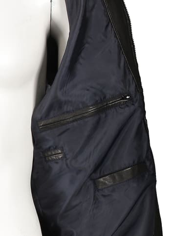 Bugatti Leren jas zwart