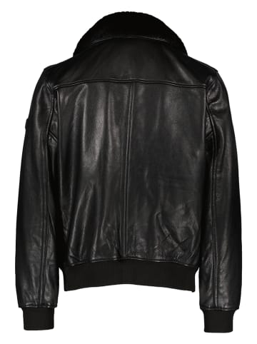 Bugatti Lederjacke in Schwarz