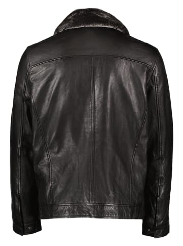 Bugatti Leren jas zwart