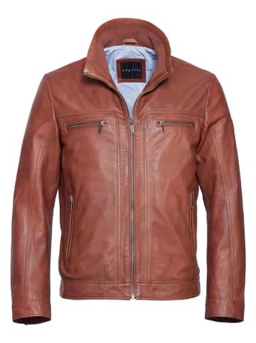 Bugatti Lederjacke in Hellbraun
