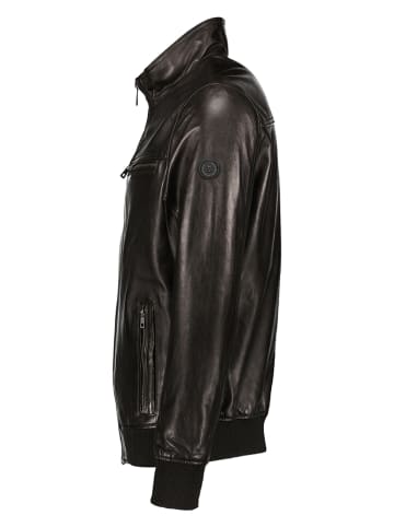 Bugatti Leren jas zwart