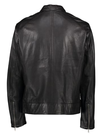 Bugatti Lederjacke in Schwarz