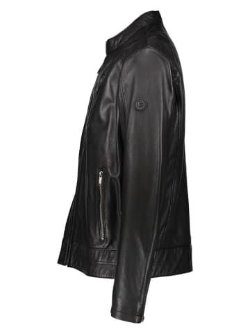 Bugatti Skórzana kurtka w kolorze czarnym