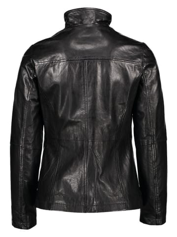 Bugatti Skórzana kurtka w kolorze czarnym