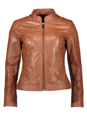 Bugatti Leren jas lichtbruin