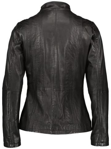 7eleven Leren jas "Flaviana" zwart