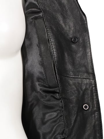 7eleven Lederjacke in Schwarz