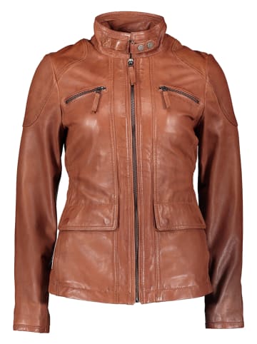 7eleven Lederjacke "Kani" in Camel