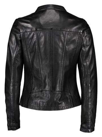 7eleven Skórzana kurtka "Lana" w kolorze czarnym