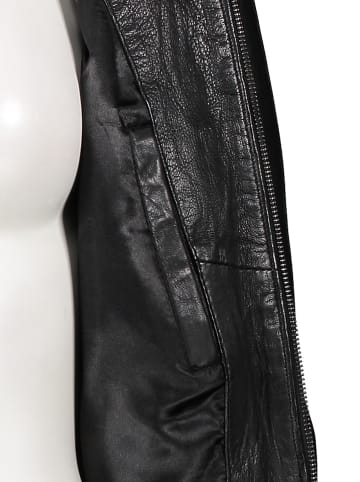 7eleven Leren jas "Lana" zwart