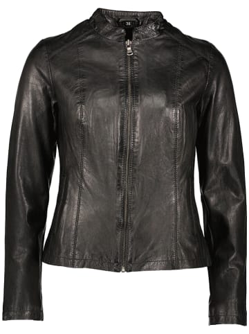 7eleven Lederjacke "Leika" in Schwarz