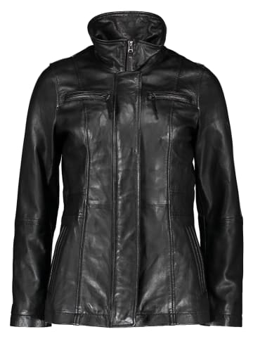 7eleven Leren jas "Leila" zwart
