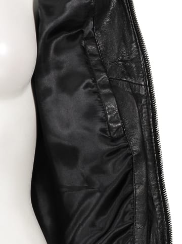 7eleven Lederjacke "Mona" in Schwarz