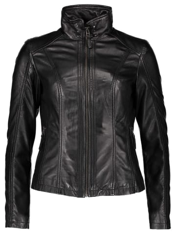 7eleven Lederjacke in Schwarz