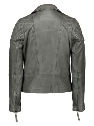 7eleven Lederjacke "Pedi" in Grau