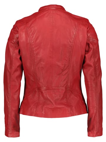 7eleven Lederjacke "Rebecca" in Rot