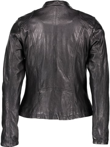 7eleven Lederjacke "Rubina" in Schwarz