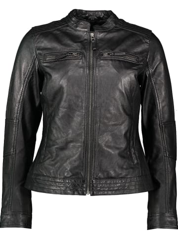 7eleven Leren jas "Salina" zwart