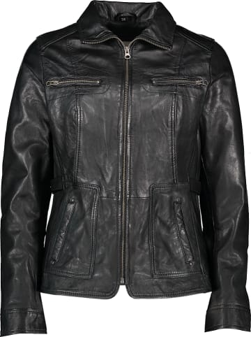 7eleven Lederjacke "Sissy" in Schwarz