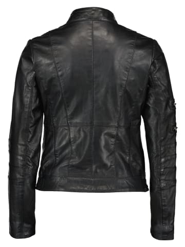 7eleven Skórzana kurtka "Tilla" w kolorze czarnym